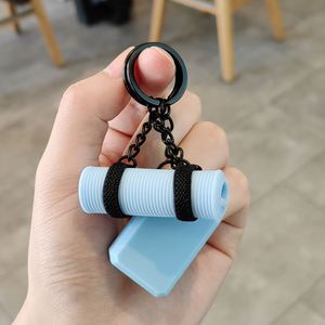 Colgante para Bolsa de Ejercicio y Fitness - Bloque de Yoga, Colchoneta de Yoga, Decoración Colgante Deportiva, Llavero de Nuevo Estilo 2026, Regalo - Product Image 4