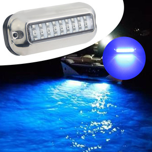 Lampe de pêche LED 27 SMD 3,6W en acier inoxydable IP68, lumière blanche pour bateau extérieur - Product Image 5