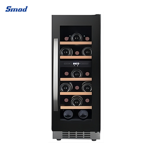 Refrigerador de vino para el hogar, refrigerador de puerta de vidrio de 95L, 35 botellas - Product Image 3