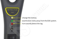 Synmel Portable EAS AM 58kHz vérificateur d'étiquettes antivol Offre Spéciale Scanner portable avec détection de marquage de source rechargeable ABS