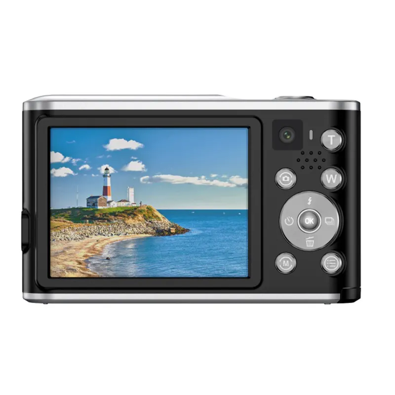 48MP Mini kompakt Video dijital fotoğraf refleks SLR dijital kameralar noktası ve ateş sualtı kamera oyuncak yaratıcı dönebilir kamera