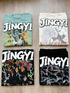 T-shirt graphique homme en coton épais à manches courtes, coupe courte et carrée, impression DTG personnalisée, collection été <span class=keywords><strong>2026</strong></span>, style streetwear - Product Image 2