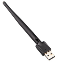 Adaptateur WiFi USB 150 Mbps en gros, carte LAN sans fil Nano 802.11N, clé WiFi pour PC et récepteur satellite