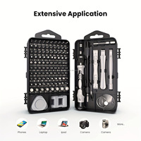 Kit d'outils de réparation et d'entretien électronique multifonctionnel professionnel 115 en 1, tournevis de précision portatif