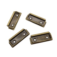 Vente en gros au détail 7cm 10cm 12cm Clip de tableau polyvalent Fourniture stable Clip de menu rétro Argent Antique Laiton Fichier Fixation Métal