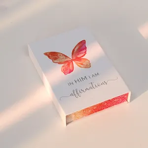 Butterfly Christian Encouragement Devotional Prayer Scripture Affirmation Cards from Bible Verses