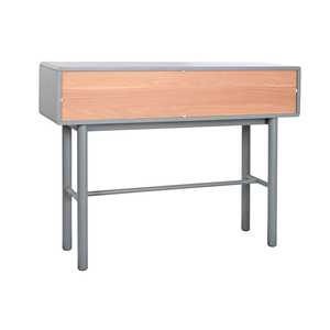 Consolle in MDF e PU 120x35x90 Grigio - Product Image 3