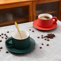 Tasse à café pour la maison, tasse à eau en céramique de luxe, tasse à thé de l'après-midi et soucoupe, tasse à latte art