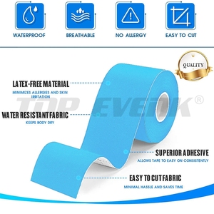 Gimnasio Deportes Elástico Fitness Parche Impermeable Atletas Hombro <span class=keywords><strong>Espalda</strong></span> Músculo Kinesiología Cinta - Product Image 2