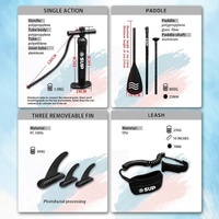 Accessoires de planche à pagaie ESUP pour sports nautiques avec laisse de surf pour planche à pagaie et surf