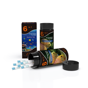 Bandelettes de <span class=keywords><strong>test</strong></span> 6 en 1 pour aquarium pH, <span class=keywords><strong>dureté</strong></span>, chlore, nitrite, nitrate - Product Image 4