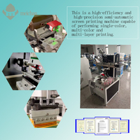 Meichao MC-400-S Digitale Semi-automatische Zeefdrukker 300x550mm Printgebied 1000PC/H Servo PLC Besturing Meerkleurenprinten bekers