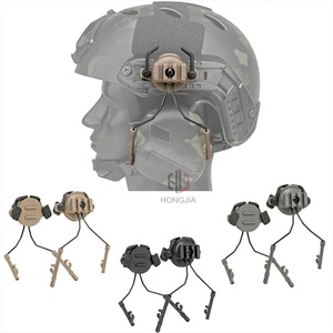 Soporte de auriculares ajustable de ángulo 360 adaptador de soporte de riel ARC para casco táctico de deporte al aire libre - Product Image 1