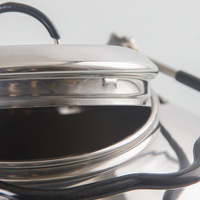Camping en plein air Bouilloire En Acier Inoxydable Poignée Camping Hung Pot Portable Cafetière Pique-Nique Cuisinière 1L Théière Cuisson Accessoire