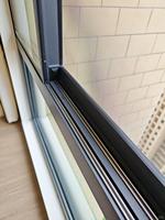 Ventanas Corredizas de Doble Acristalamiento con Marco de Aleación de Aluminio y Refuerzo de Acero Templado, Estilo Europeo Horizontal para Villa