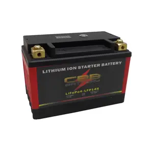 LFP14S/YTZ14S motorcycle battery 420CCA 12.8V deep cycle rechargeable lithium motor battery