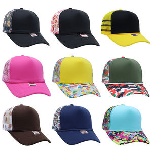 Gorra de camionero de malla a cuadros de colores con diseño de leopardo y cuadros, tipo snapback, estilo béisbol, con panel <span class=keywords><strong>Otto</strong></span> Foam Checker y diadema - Product Image 4