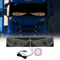 Lelanpu Devil Eyes Led Matrix Panel Soft Display Screen Decoration Light Window Flexible Waterproof IP67 pour SUV Car Truck