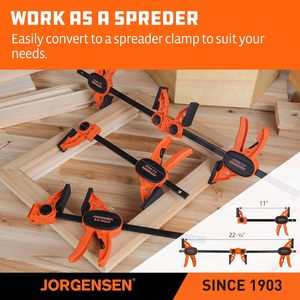 Abrazadera de carpintería ajustable para bricolaje, abrazaderas de barra para herramientas de carpintería, tubo en F - Product Image 6