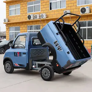 KEYU mini elektrikli pikap kamyon damperli yatak mini elektrikli kamyon pikap mini kargo kamyonet