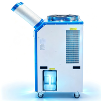 Climatiseur industriel portable 22000 BTU, unité de refroidissement mobile pour entrepôt et atelier