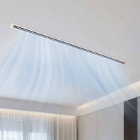 Diffuseur d'air carré en alliage d'aluminium ABS, grille linéaire, classe A, résistant au feu, pour l'air d'admission et de refoulement, sur mesure