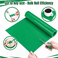Tapete de Silicona Antideslizante de 8" x 6 pies, Verde, Cortable, de Grado Alimenticio Mesas y Bandejas para Sillas de Ruedas para Rehabilitación de Personas Mayores