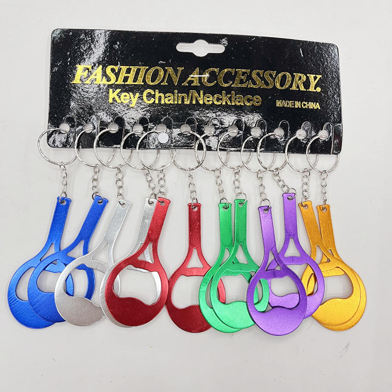 พวงกุญแจเปิดแร็กเกตเทนนิส1ชิ้น