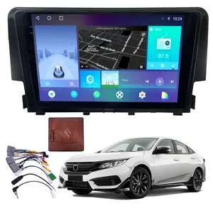 Car Monitor 4 Core TS7 2+32GB Dsp Universal Android Bluetooth 9 inch multimedia Car DVD Player for Honda Civic 2016-2020