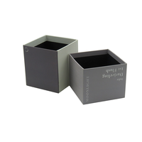 Emballage de diffuseur en verre avec boîte en carton rigide biodégradable de luxe personnalisée, estampage à chaud, boîte cadeau en papier avec couvercle pour bougie
