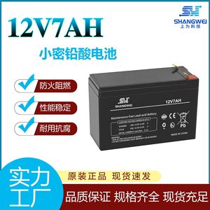Shangwei 12V7Ah Lead Acid <b>Battery</b> Maintenance Free For UPS <b>Backup</b> Power - Product Image 5