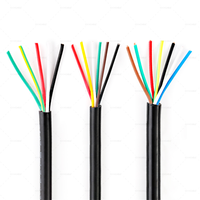 Câble de signal UL2464 26 24 22 20 18 Câble de contrôle d'alimentation de jauge 16 AWG 2 3 4 5 6 7 10 Câble multi-fils à 12 conducteurs