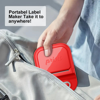 20-57mm Label kode batang harga Tag pembuat Logo Thermal cetak Mini Printer Portable Wireless Printer stiker penerimaan pencetakan