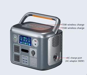 Générateur solaire à cellules LFP de grande capacité 1500W, onduleur, stockage d'énergie, alimentation de secours, 110V 220V, centrale électrique portable - Product Image 2