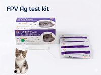 Kit de test rapide de typage sanguin félin, carte de détection du groupe sanguin A B AB pour les éleveurs de chats, prévention de l'isoérythrolyse néonatale