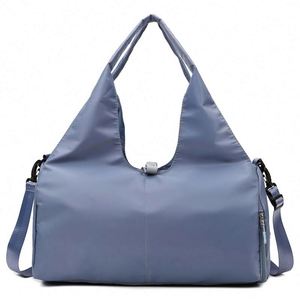Custom Logo Large Capacity Sports Travel Duffel Tote Sports Weekender Breathable Storage Yoga Mat Unisex Gym <b>Bag</b> With <b>Dividers</b> - Product Image 1