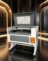 Machine de gravure laser CO2 6040 60W 80W 100W avec contrôle Ruida, découpeuse et graveuse laser pour bois, acrylique, MDF, cuir, caoutchouc