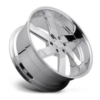 Jantes en aluminium forgé chromées à six branches profondes de 18, 20, 22 et 24 pouces pour voitures américaines classiques Oldsmobile