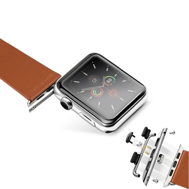 สายสำหรับ Apple Watch,สายนาฬิกาหนังสำหรับ Apple Watch ขนาด38มม. 44มม. 40มม. 42มม.