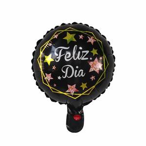 10 pollici Spagnolo Foglio di Palloncini Feliz dia buon giorno Mylar Palloncino A Elio decorazione Felice Festa di Compleanno Rotonda Baloes globos - Product Image 6