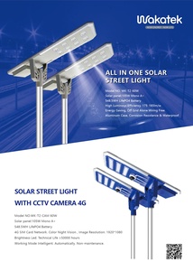 WAKATEK – lampe solaire LED tout-en-un pour l'extérieur, énergie super puissante, <span class=keywords><strong>cctv</strong></span> - Product Image 6