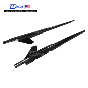 For Audi R8 2020-2024 Aggressive Dry Carbon Fiber <b>Side</b> Skirt - Product Image 1