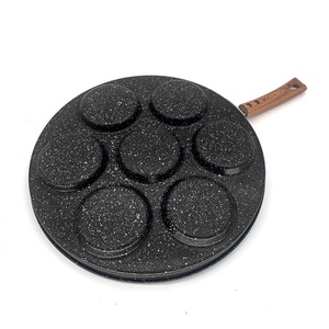Hot Sale 7-Hole Non Stick Frying <b>Pan</b> Omelette Egg Pancake Steak Frying <b>Pan</b> for Home Kitchen Breakfast Cooking - Product Image 5
