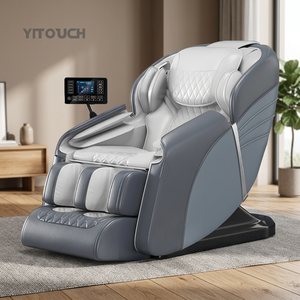 Fauteuil de massage de haute qualité 5D à gravité zéro pour usage domestique, en cuir PU gris, avec massage des pieds, vente en gros d'usine, prix abordable - Product Image 3