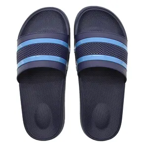 Custom Logo Men's EVA Flat Slippers Lightweight Slide Sandals for Summer Anti-Slippery Fashion Trend Indoor Outdoor Footwear