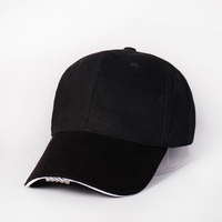 5 lámpara LED gorra de béisbol linterna alimentada por batería para Camping deportes sombreros personalizado ajustable Led pesca gorra de camuflaje