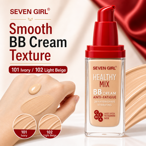 كريم أساس سائل SEVEN GIRL بعلامة تجارية خاصة مع مزيج فيتامينات مضاد للتعب ومرطب لمدة 24 ساعة - Product Image 4