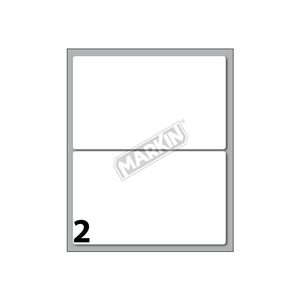 PAQUETE DE 20 ETIQUETAS BLANCAS 115X70MM - Product Image 1