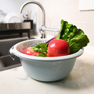 2022 Hot sale large capacity kitchen drain basket plastic kitchen storage