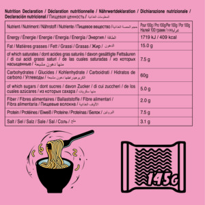 Fideos Coreanos Picantes con <span class=keywords><strong>Pollo</strong></span>, Queso y Carbonara, 2X Picantes, Fabricación OEM/ODM en China - Product Image 5